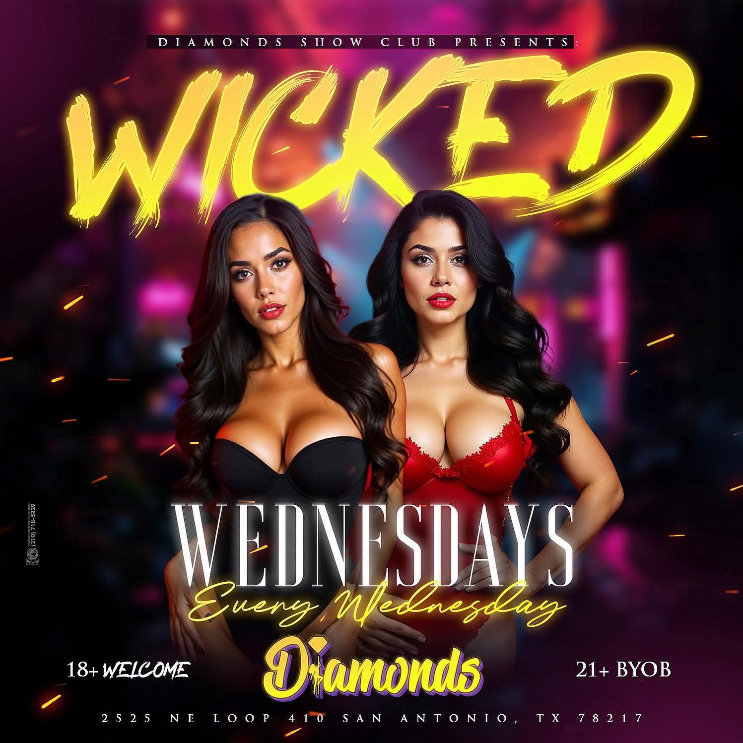 Diamonds Show Club Wicked Wednesdays
